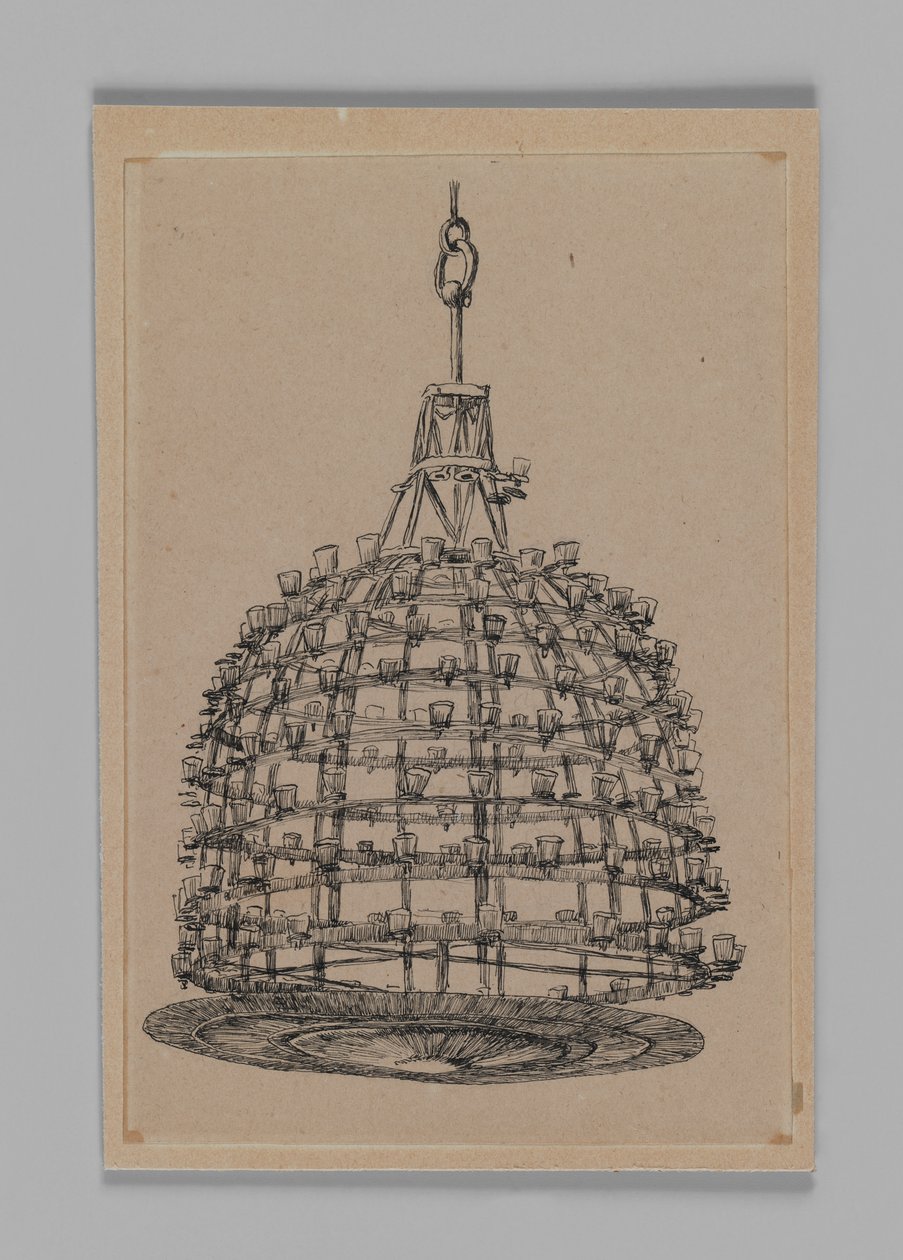 Lampada dalla Moschea di El-Aksa, illustrazione da La Vita di Nostro Signore Gesù Cristo da James Jacques Joseph Tissot