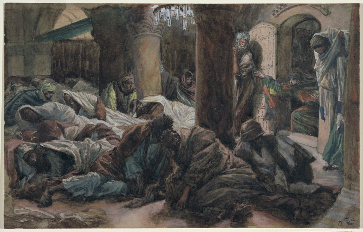 Maria Maddalena Corre e Dice ai Discepoli che il Corpo di Cristo non è più nella Tomba, illustrazione per La Vita di Cristo, c.1886-94 da James Jacques Joseph Tissot