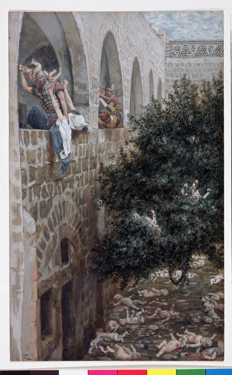 Massacro degli innocenti, illustrazione per 'La vita di Cristo', c.1886-94