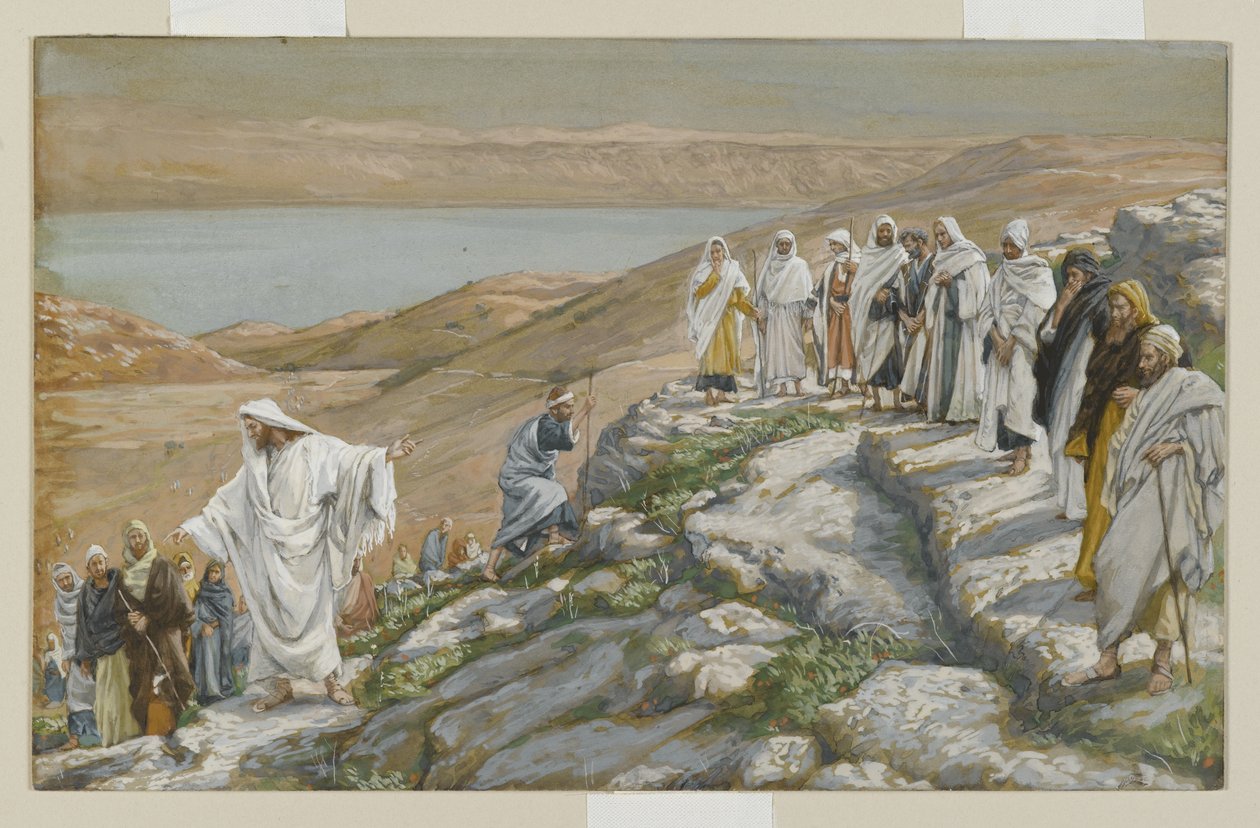 Ordinazione dei dodici apostoli, illustrazione da La vita di Nostro Signore Gesù Cristo da James Jacques Joseph Tissot