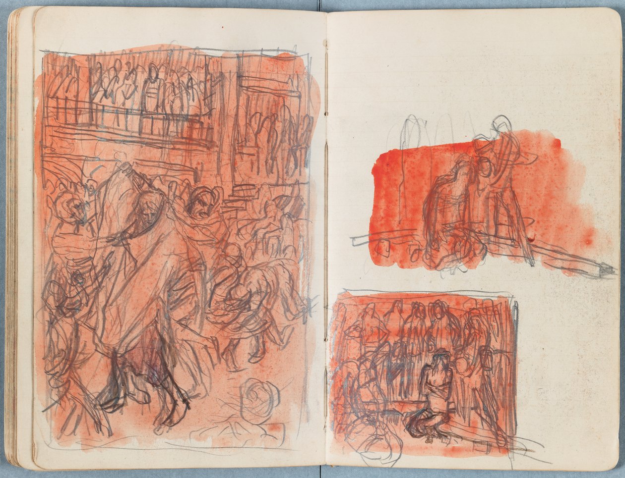 Pagine da un album di schizzi per La vita di Nostro Signore Gesù Cristo da James Jacques Joseph Tissot