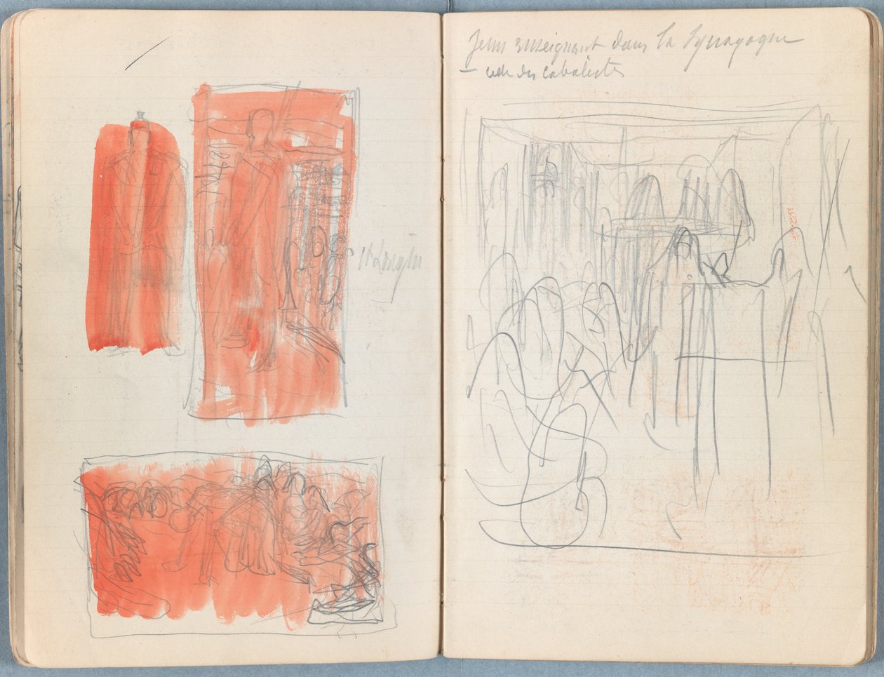 Pagine da un album di schizzi per La vita di Nostro Signore Gesù Cristo da James Jacques Joseph Tissot