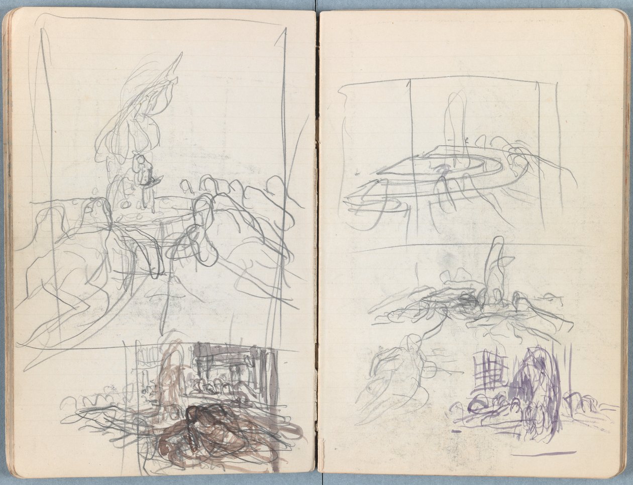Pagine da un album di schizzi per La vita di Nostro Signore Gesù Cristo da James Jacques Joseph Tissot