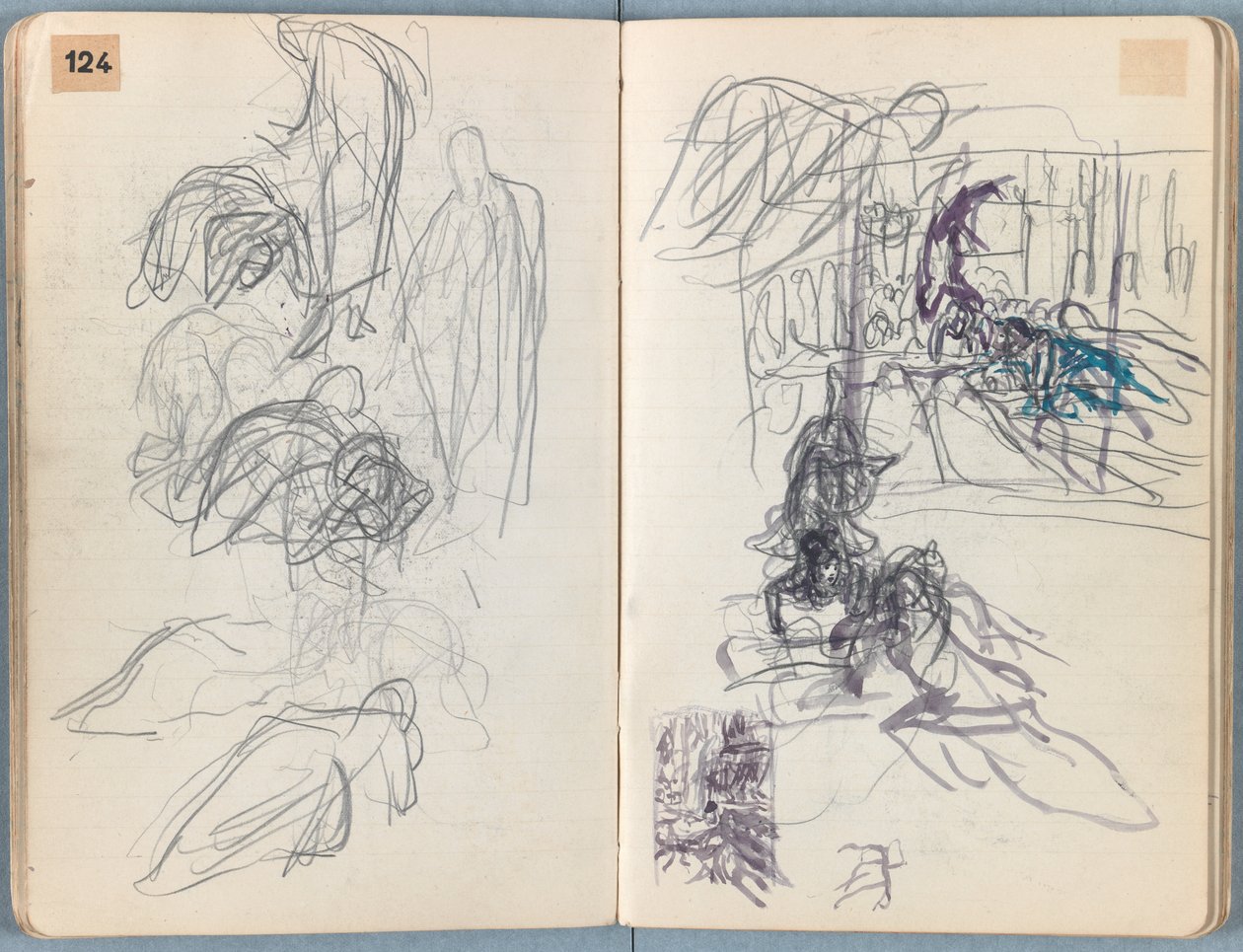 Pagine da un album di schizzi per La vita di Nostro Signore Gesù Cristo, fine 1880 da James Jacques Joseph Tissot