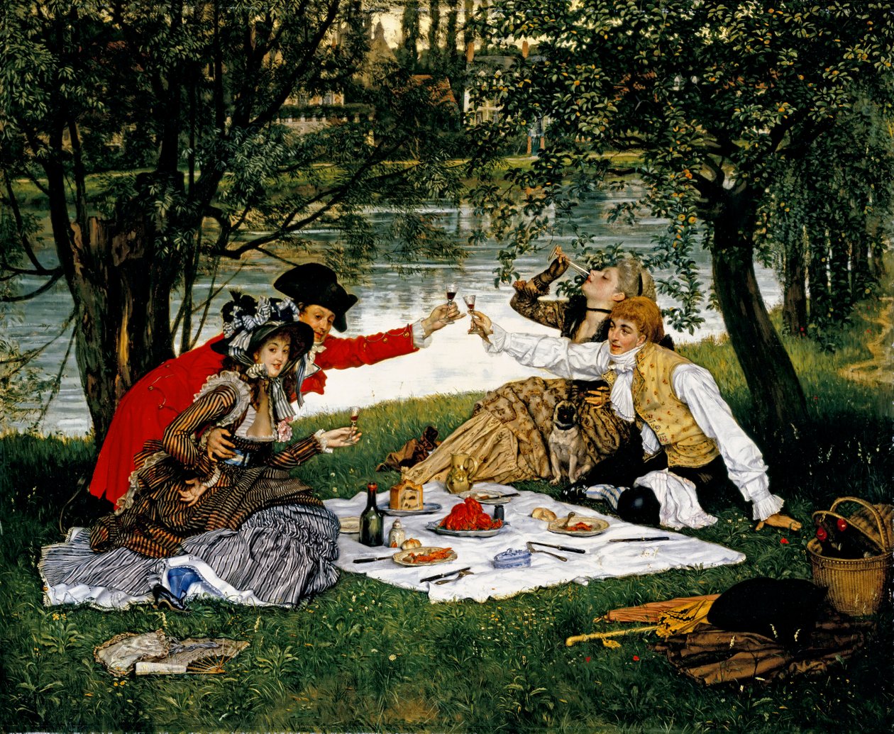 Partie Carree, 1870 da James Jacques Joseph Tissot