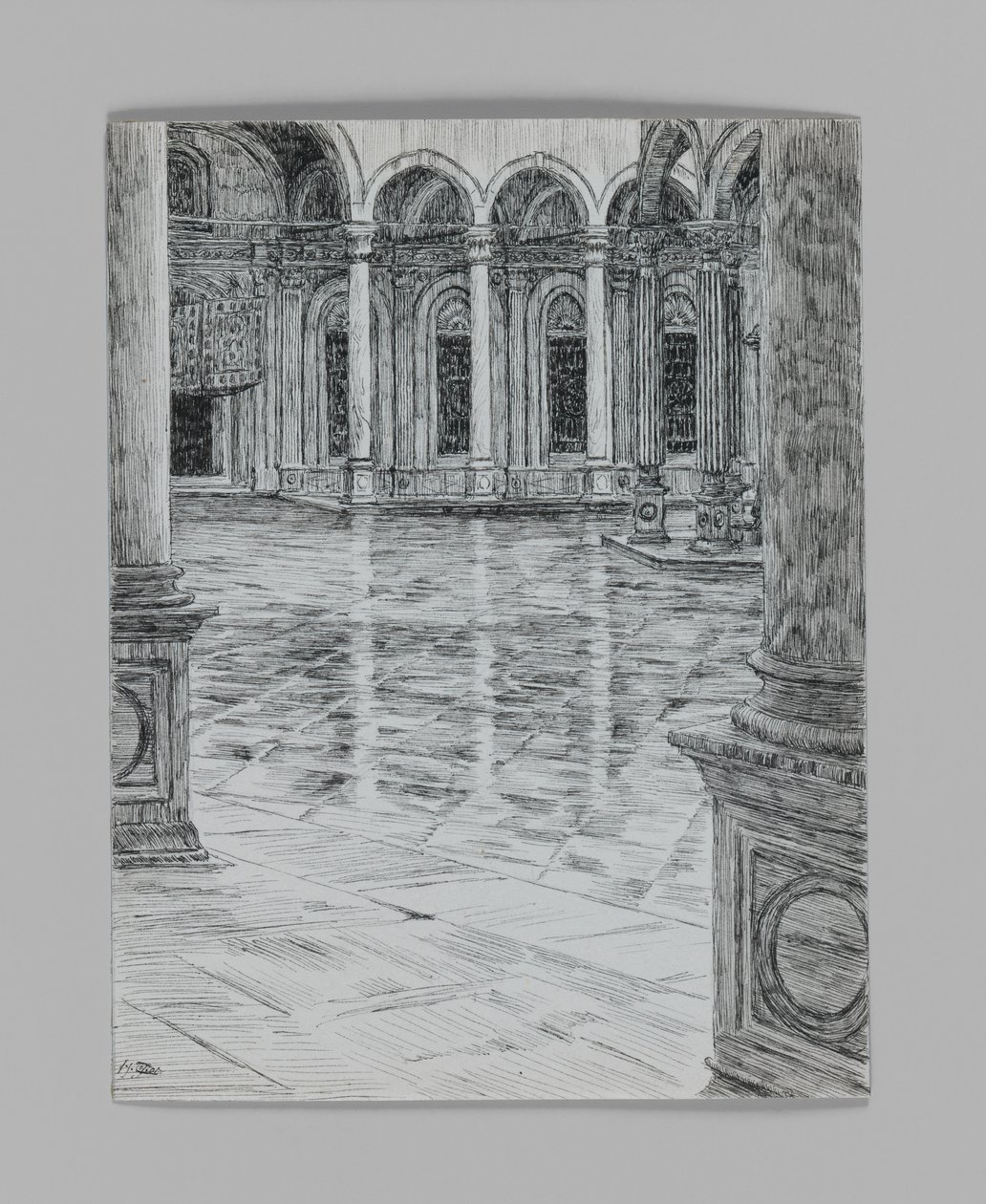 Portico della Moschea di Mohamet-Ali, illustrazione da La vita di Nostro Signore Gesù Cristo da James Jacques Joseph Tissot