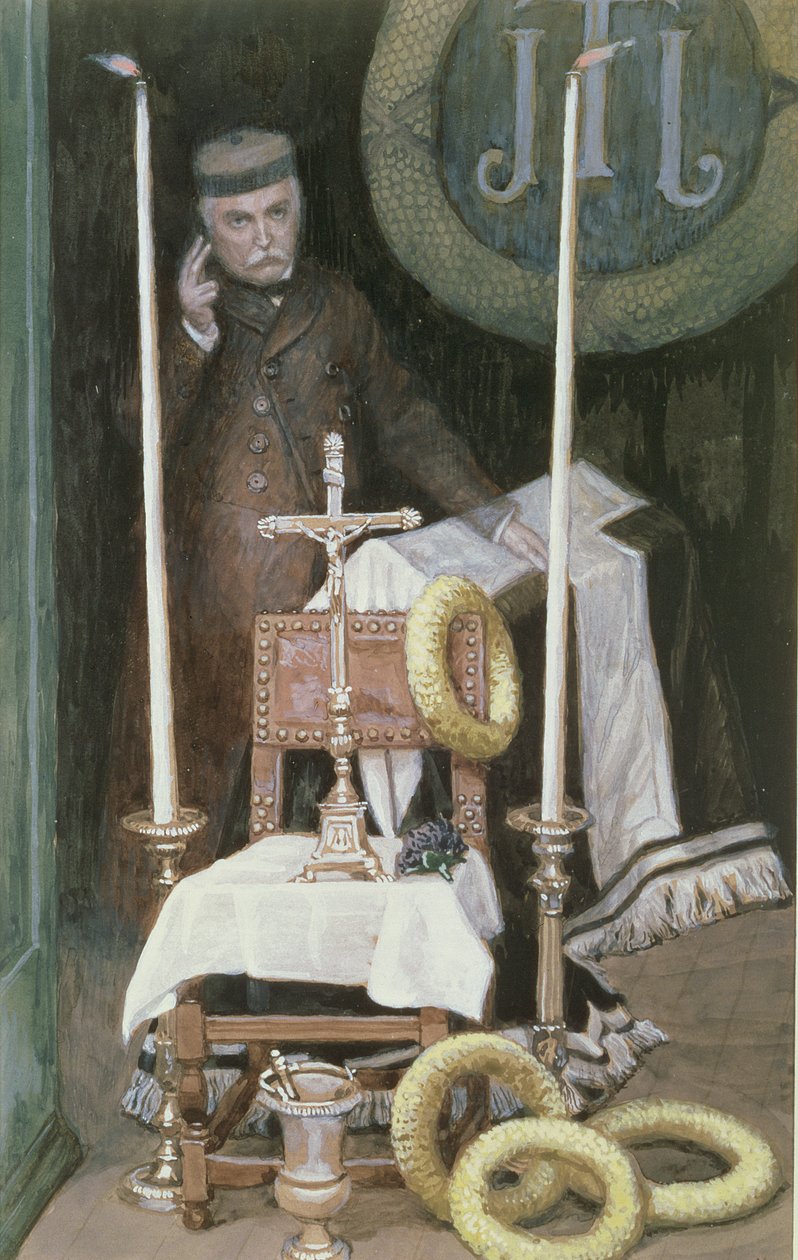 Ritratto del Pellegrino (Autoritratto), illustrazione per La Vita di Cristo, c.1886-96 da James Jacques Joseph Tissot