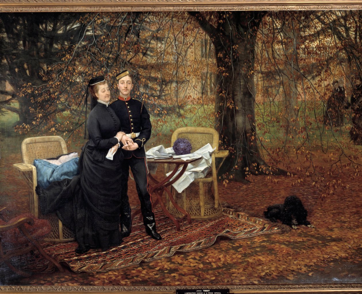 Ritratti del Principe Imperiale Eugenia (Eugenia de Montijo) da James Jacques Joseph Tissot