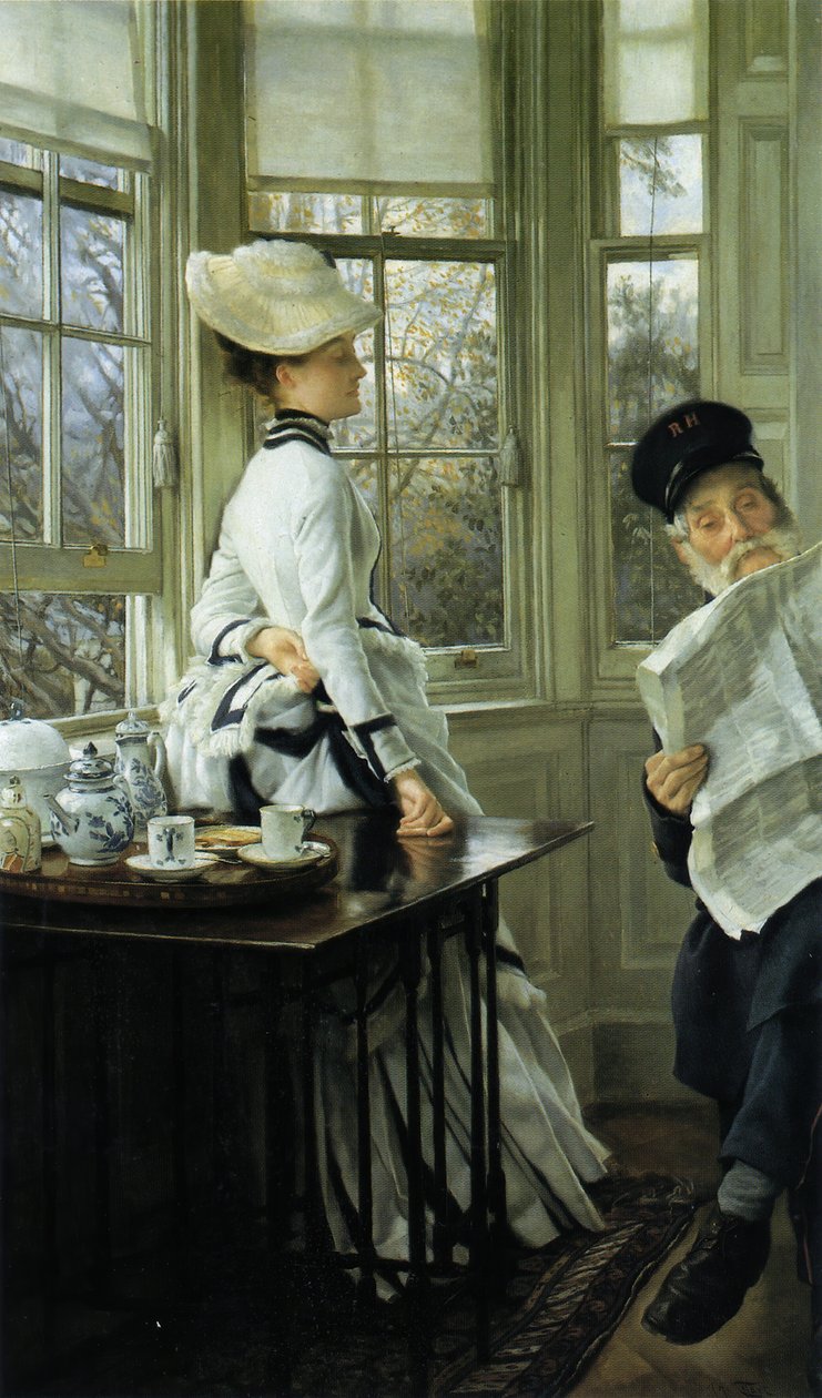 Leggendo le notizie da James Jacques Joseph Tissot