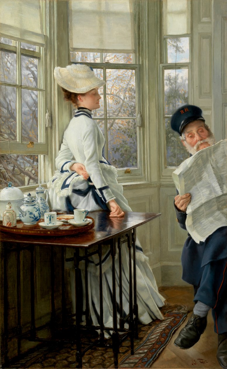Leggendo le notizie da James Jacques Joseph Tissot