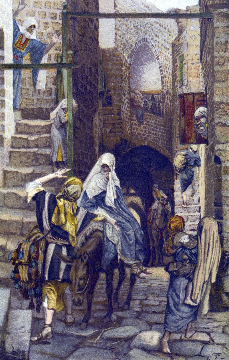 San Giuseppe cerca alloggio a Betlemme - da 