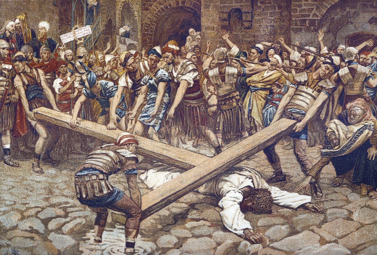 Simone di Cirene costretto a portare la croce - dal 