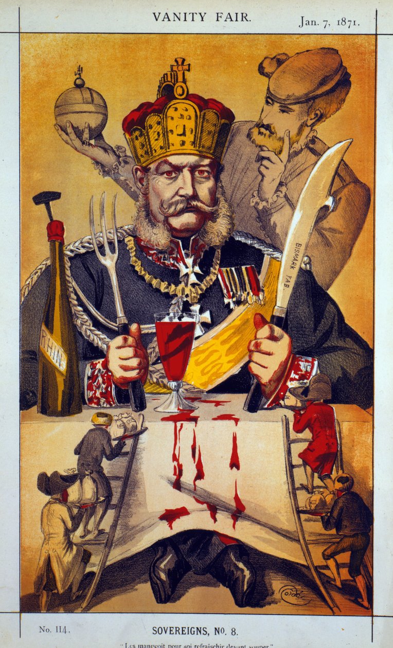Sovrani n.8 Caricatura da Vanity Fair, 1871 da James Jacques Joseph Tissot