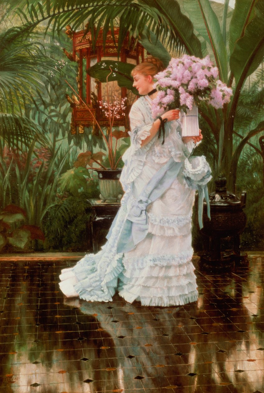 Il mazzo di lillà da James Jacques Joseph Tissot