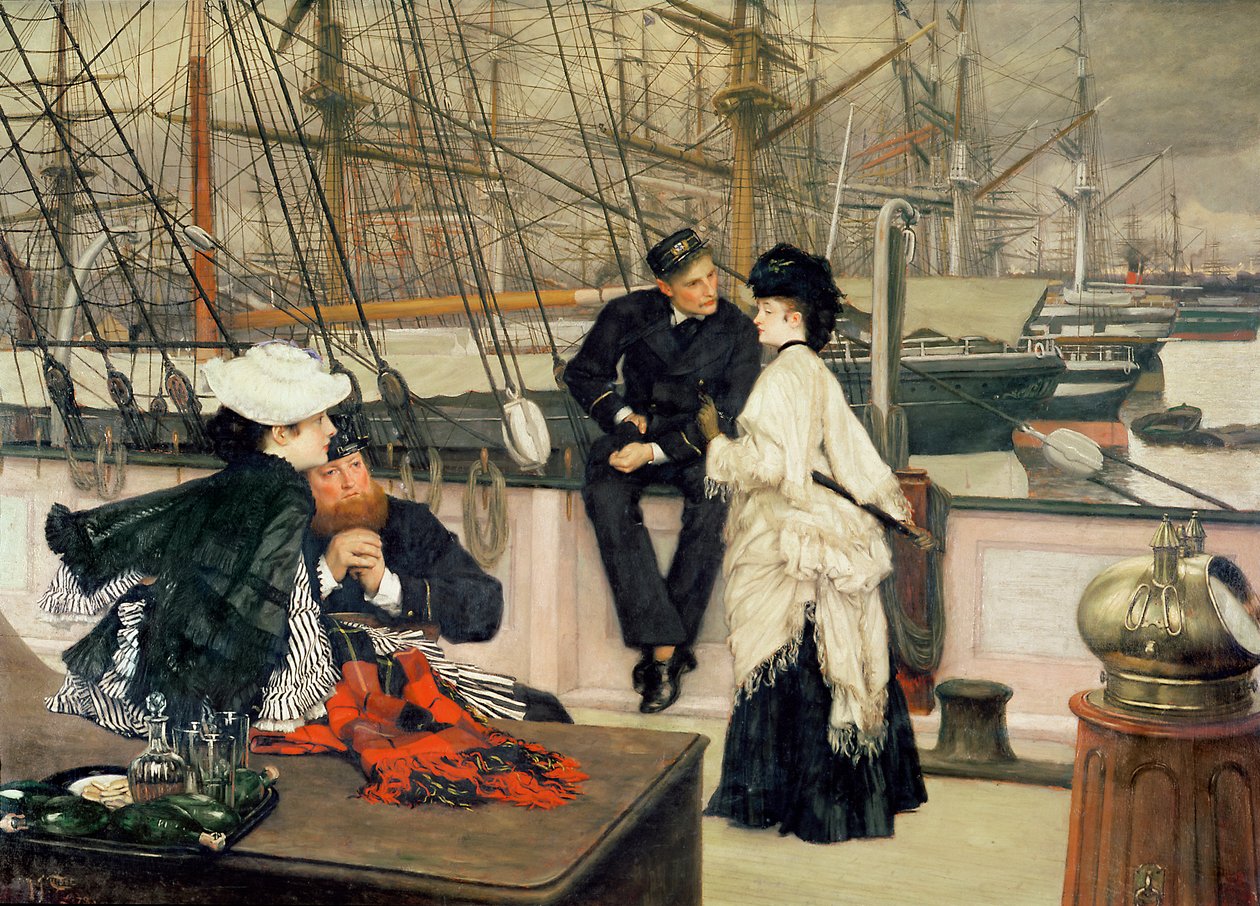 Il capitano e il primo ufficiale, 1873 da James Jacques Joseph Tissot