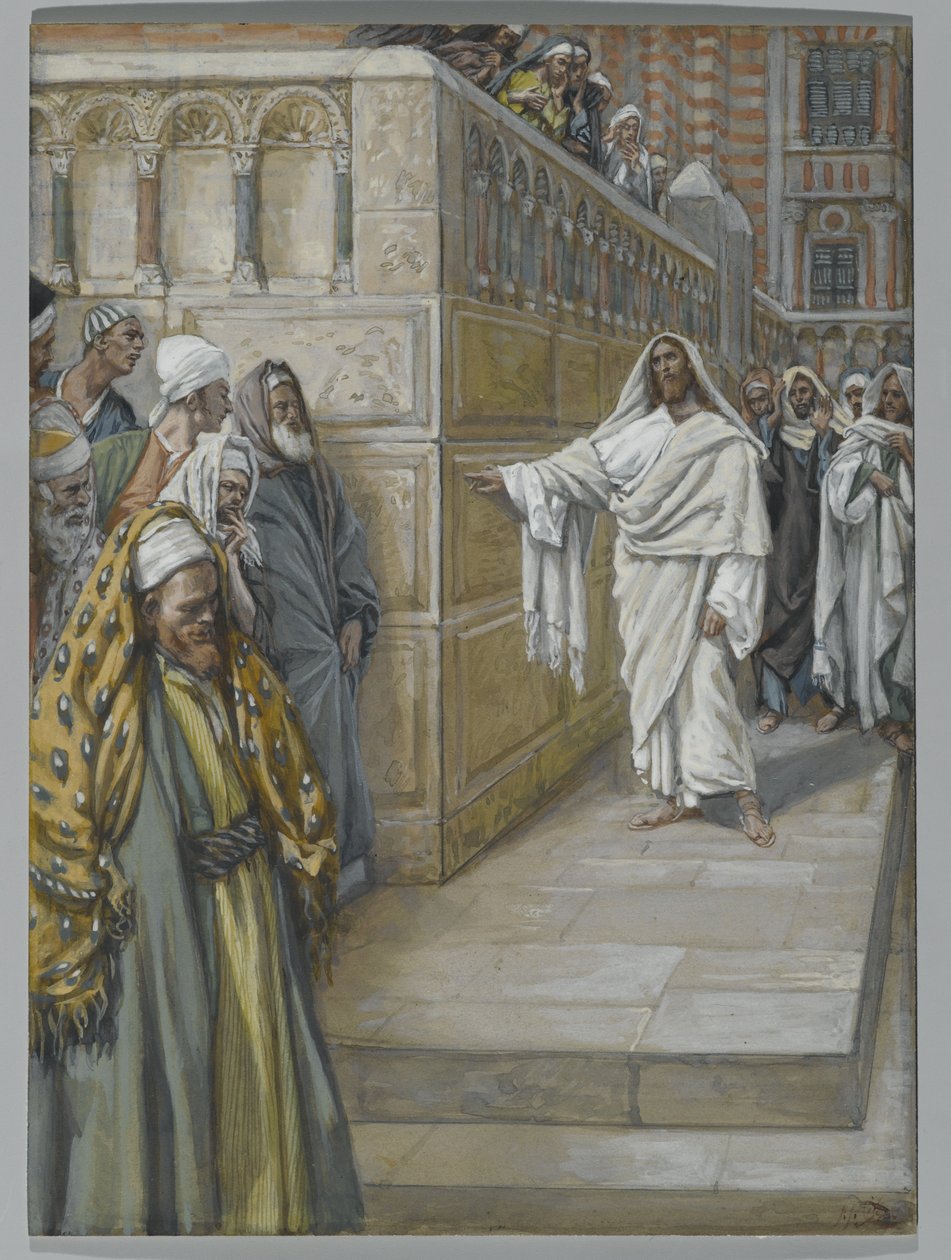 La pietra angolare, illustrazione da La vita di Nostro Signore Gesù Cristo, 1886-94 da James Jacques Joseph Tissot