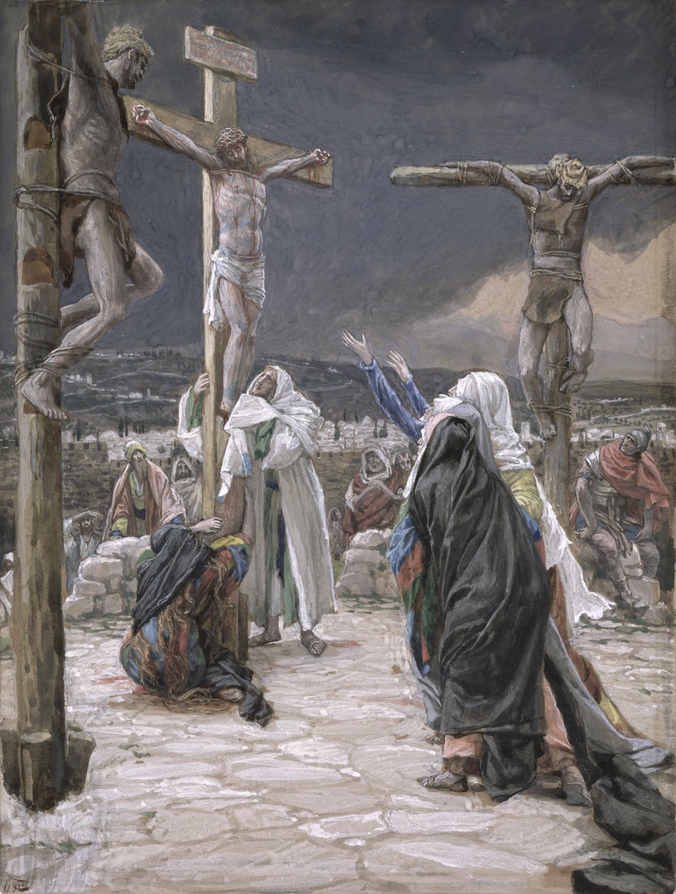 La morte di Gesù, illustrazione per La vita di Cristo da James Jacques Joseph Tissot