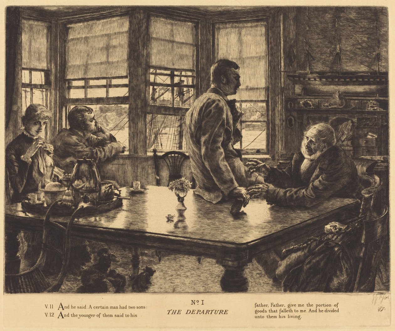 La partenza da James Jacques Joseph Tissot