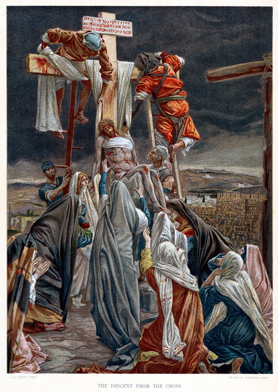 La discesa dalla croce, c1890 da James Jacques Joseph Tissot