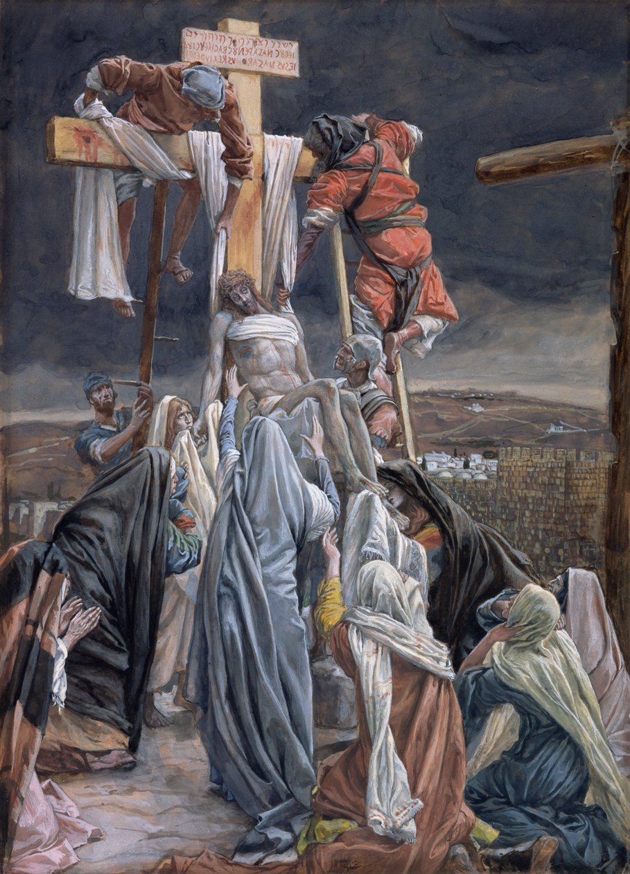 La discesa dalla croce, illustrazione per La vita di Cristo da James Jacques Joseph Tissot