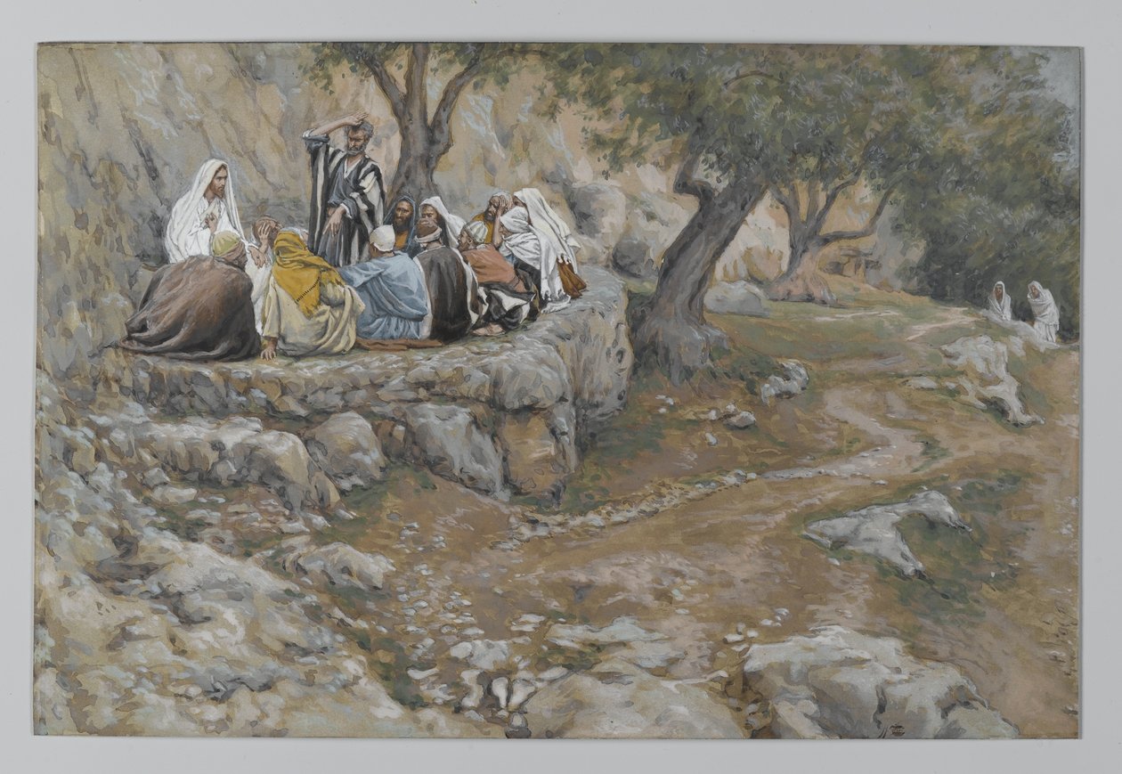 Il primato di San Pietro, illustrazione da La vita di Nostro Signore Gesù Cristo, 1886-96 da James Jacques Joseph Tissot