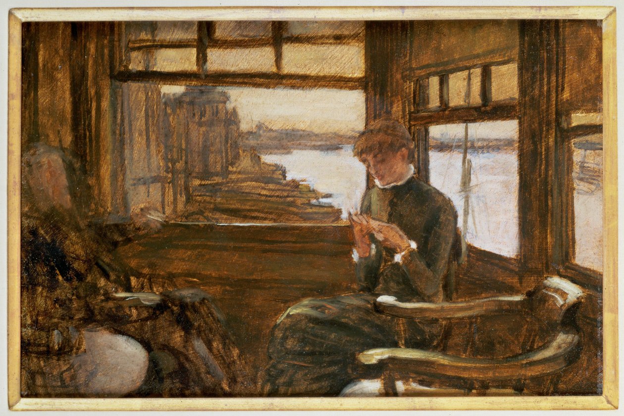 La partenza, 1880 circa (dipinto) da James Jacques Joseph Tissot