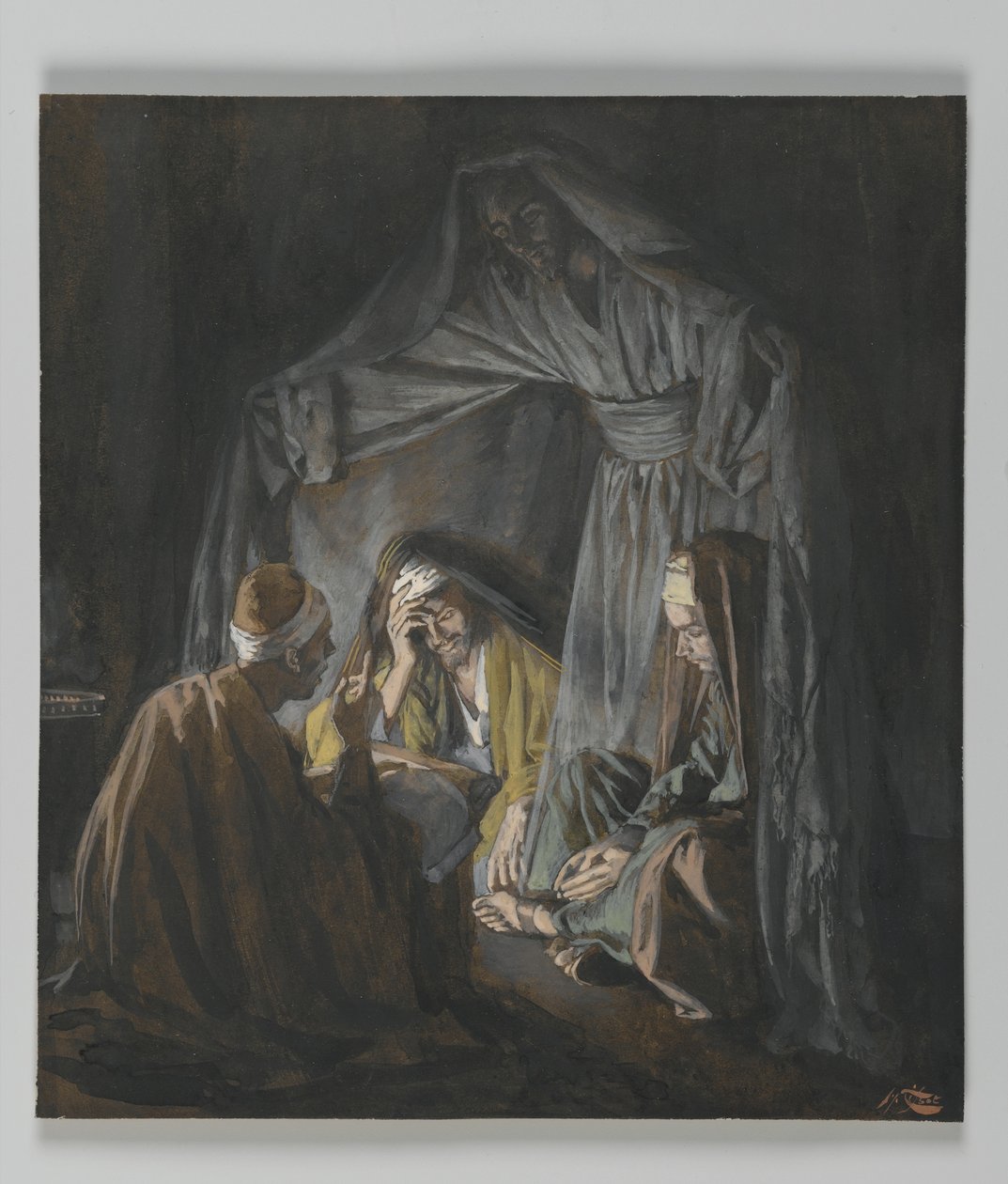 Due o tre riuniti nel mio nome, illustrazione da La vita di Nostro Signore Gesù Cristo da James Jacques Joseph Tissot