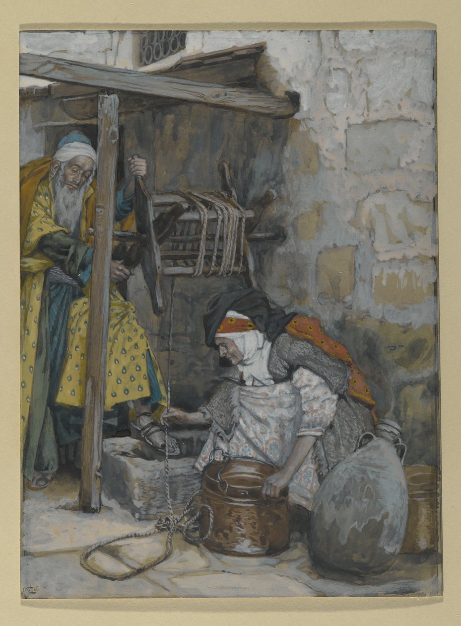 Zaccaria ed Elisabetta, illustrazione per La Vita di Cristo, c.1886-94 da James Jacques Joseph Tissot