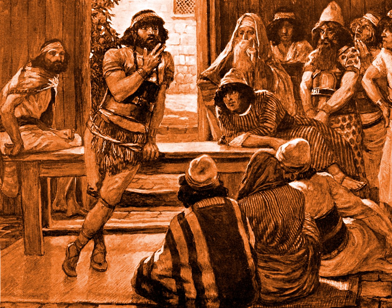 Sansone propone un enigma da James Jacques Joseph after Tissot