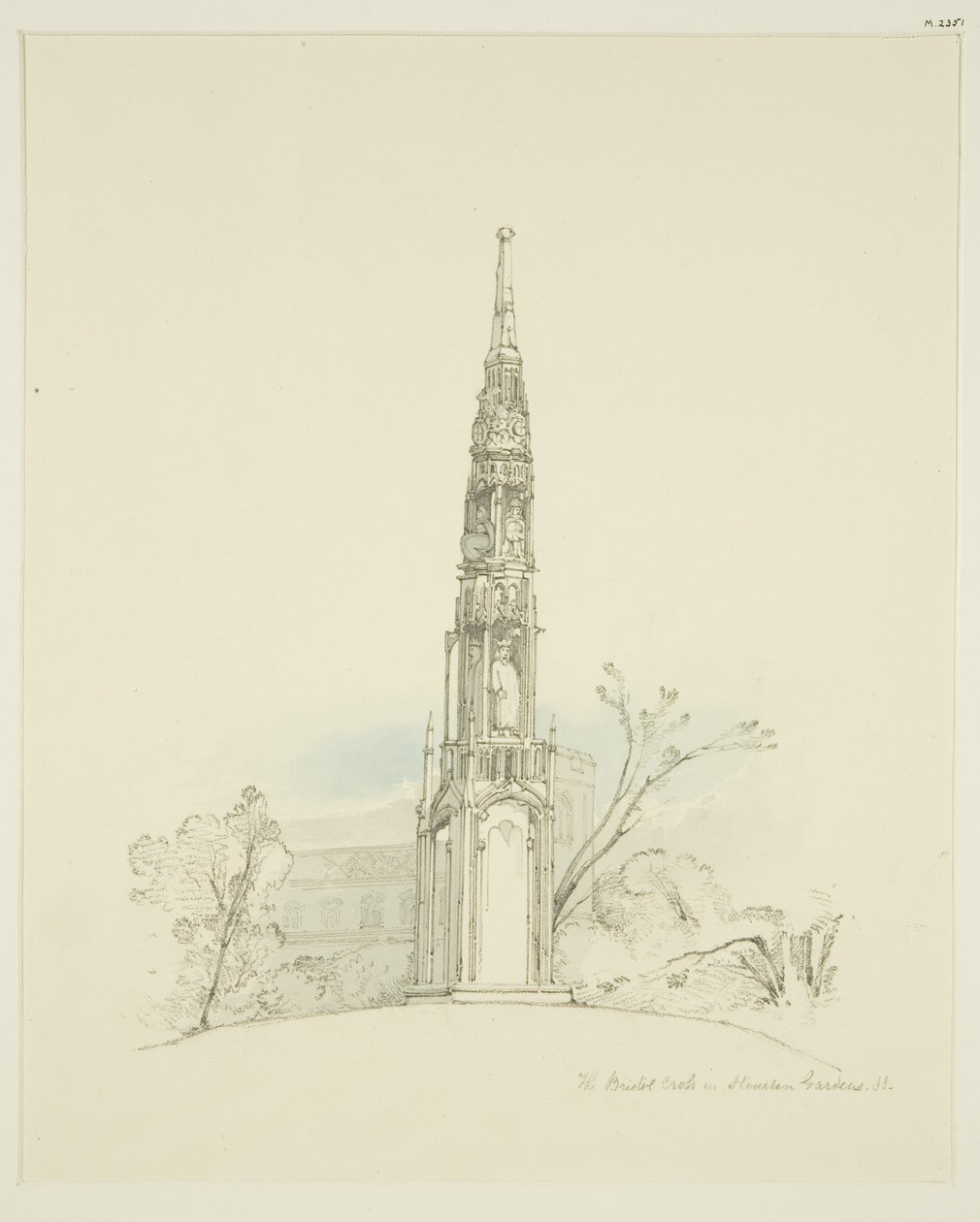 Bristol High Cross nei giardini di Stourhead da James Johnson
