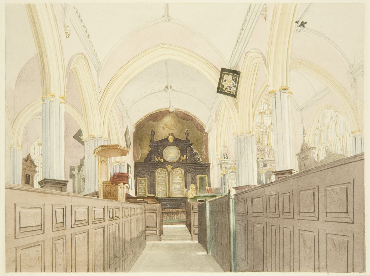 Interno della Chiesa di San Pietro da James Johnson