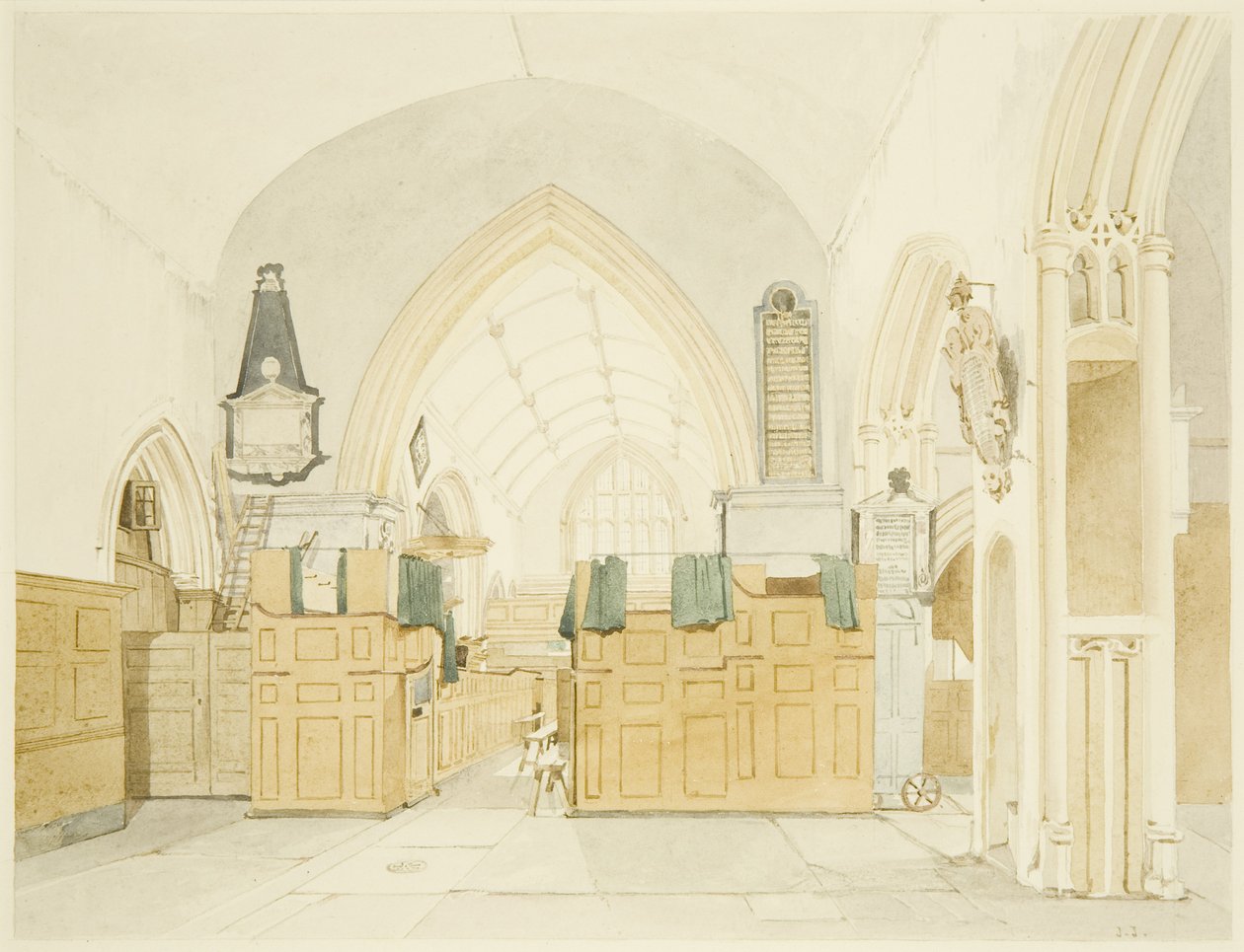 Interno della Chiesa di San Filippo da James Johnson