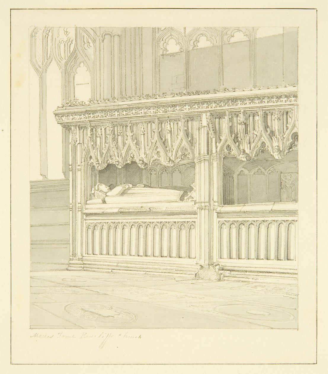 Monumento a Sir Thomas Mede in St Mary Redcliffe da James Johnson