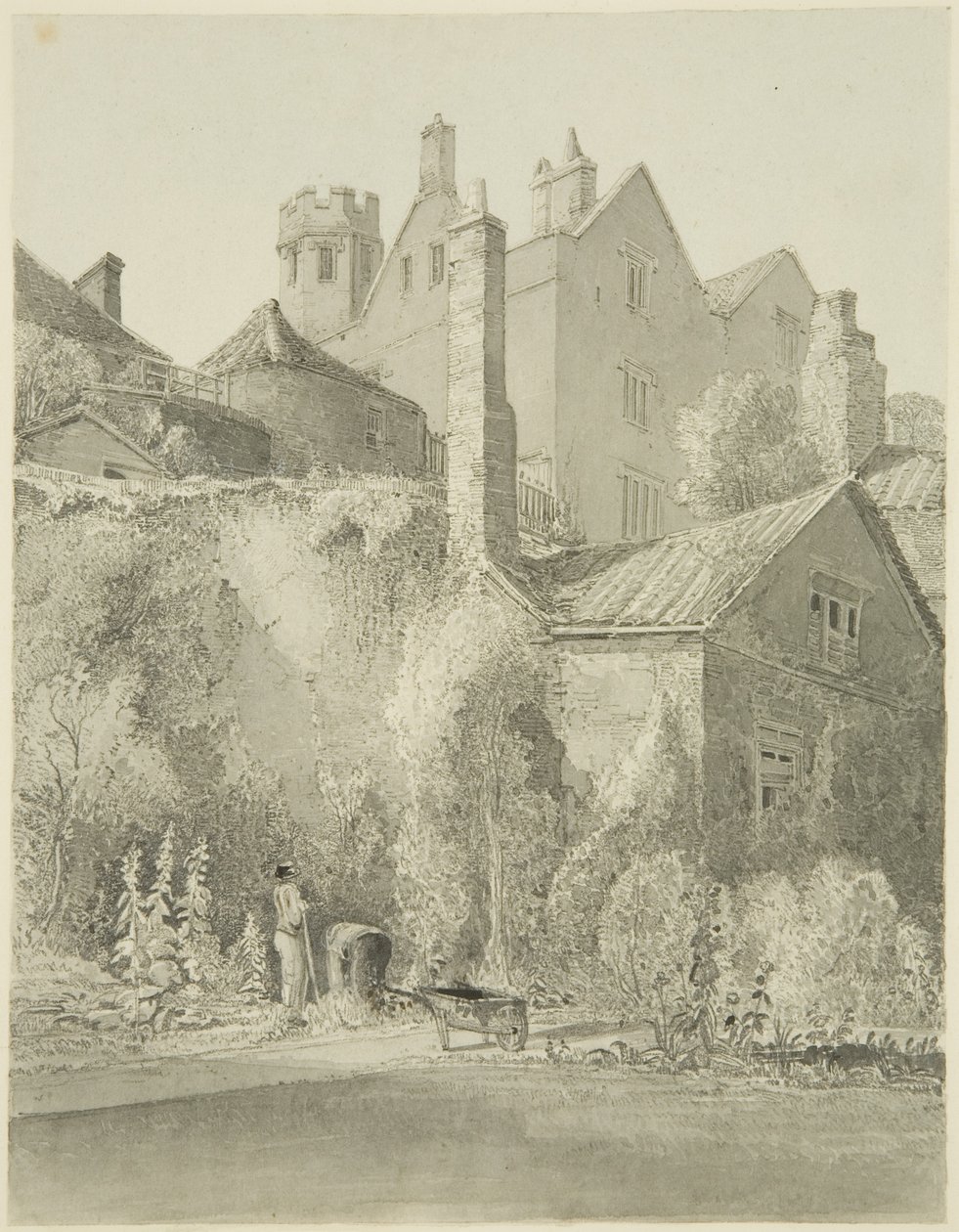 The White Lodge, vista dal giardino della City School (Queen Elizabeth