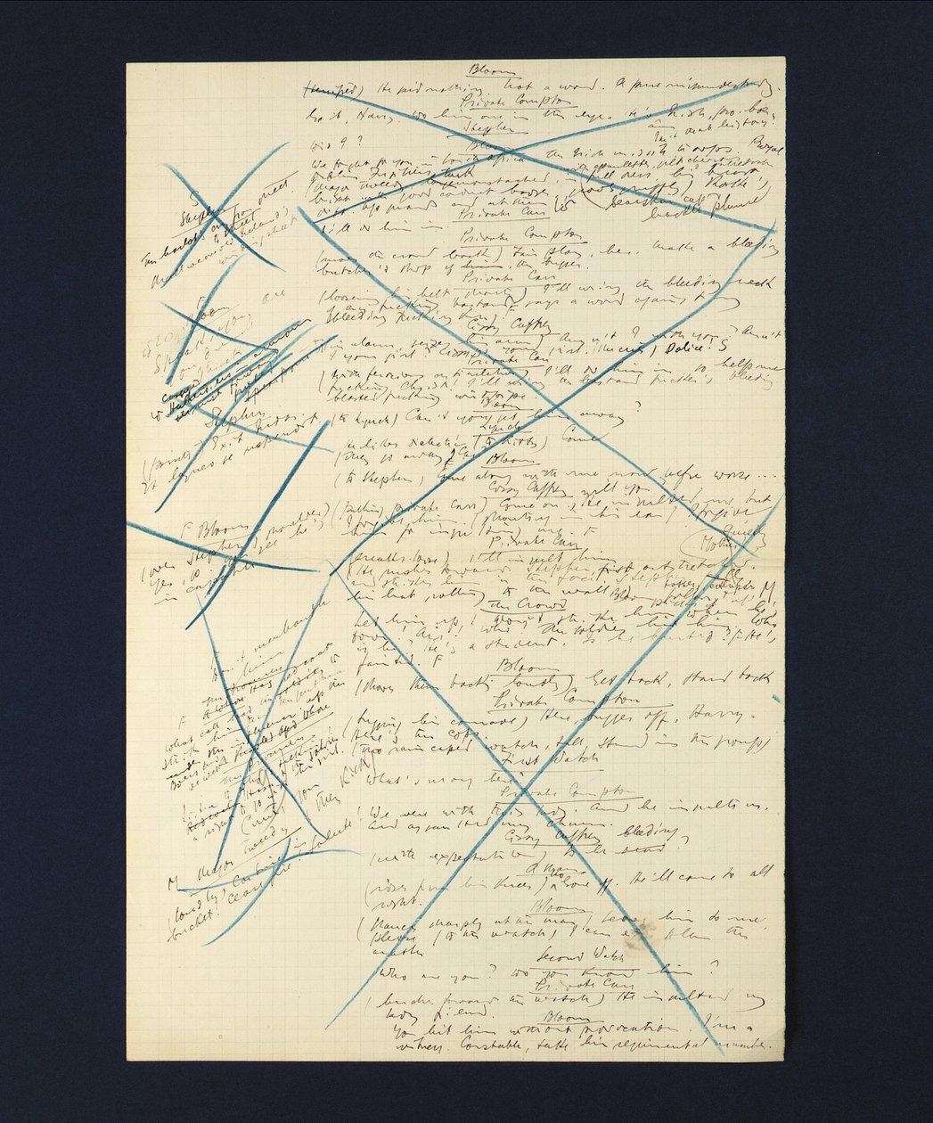 Manoscritto autografo dell