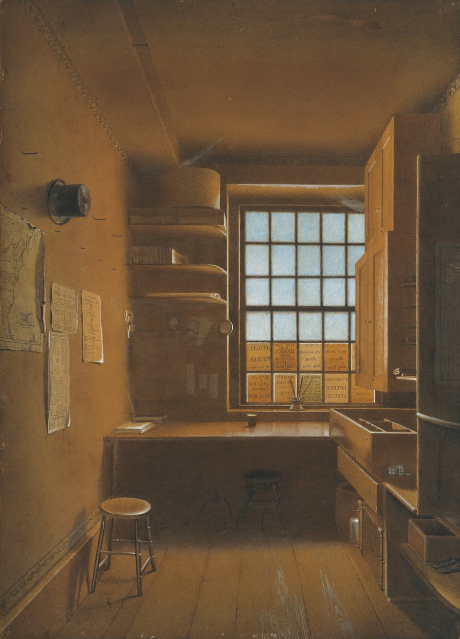 Interno di una lotteria da James Kidder