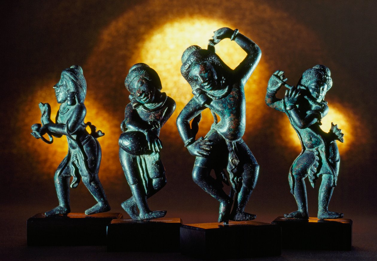 Figure del sesto o settimo secolo create dagli antichi Pyu. New York City, New York. da James L Stanfield