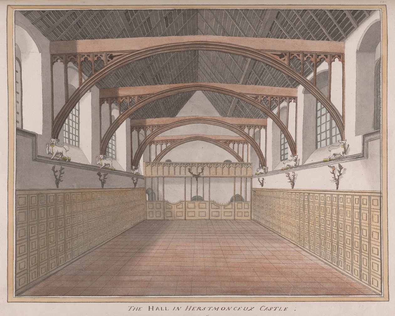 Castello di Herstmonceux, East Sussex: La sala da James Lambert  of Lewes