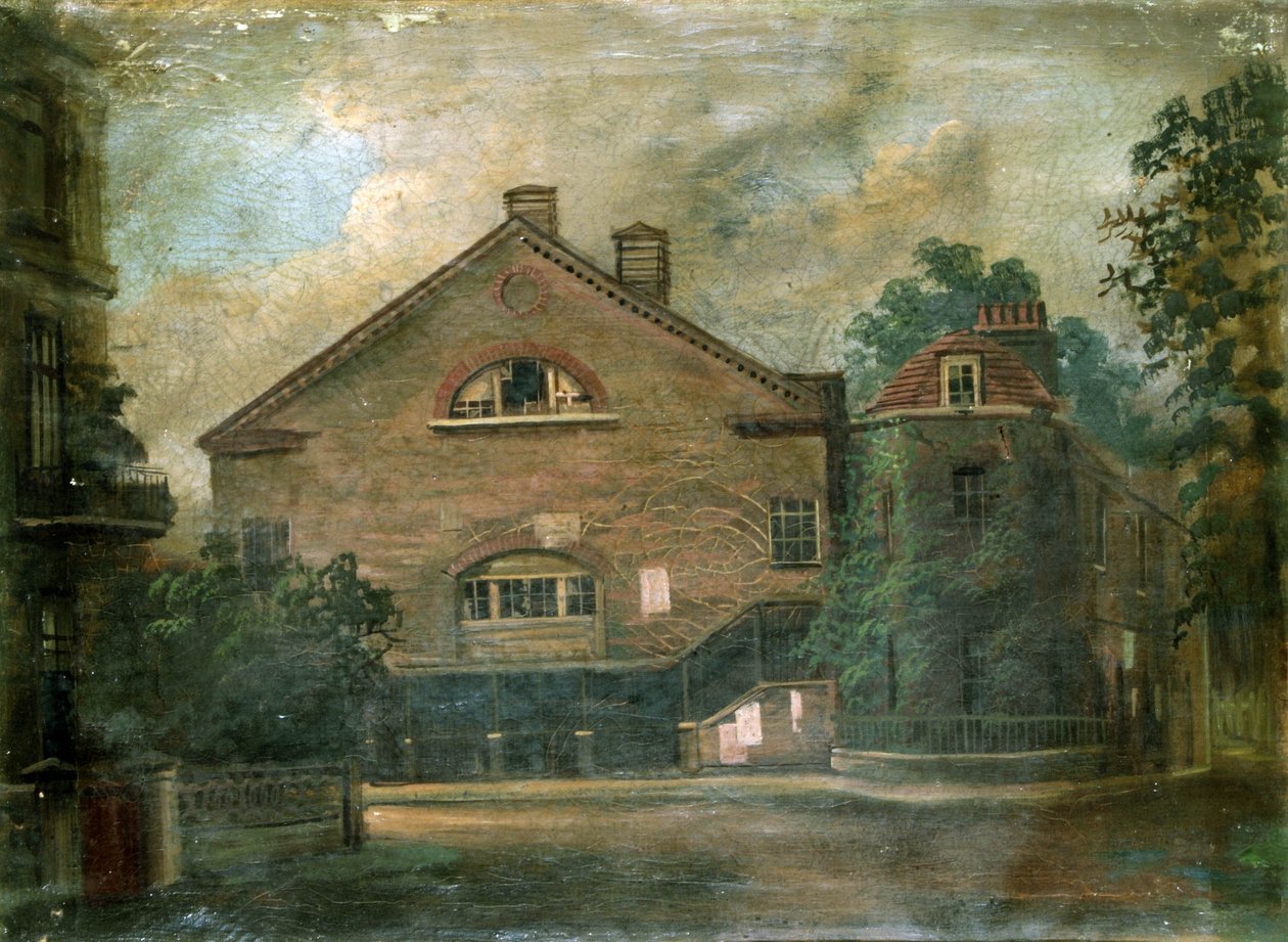 Il vecchio teatro di Richmond da James Lewis