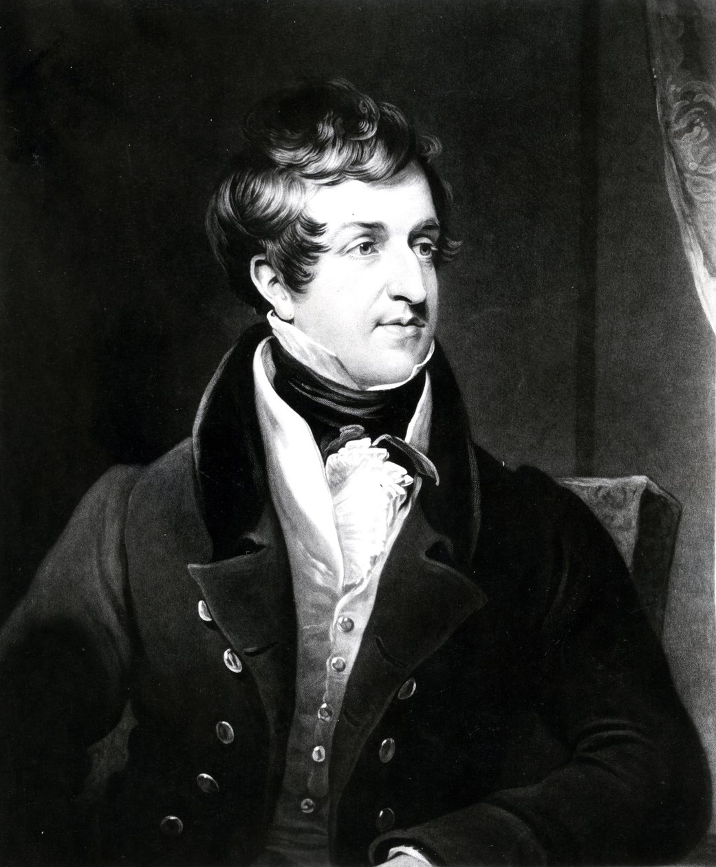 John Cam Hobhouse, stampa di Charles Turner, 1834 da James Lonsdale
