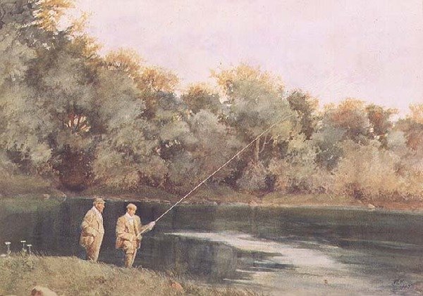 Al laghetto di Vale of Health, Hampstead Heath da James Loxham Browne