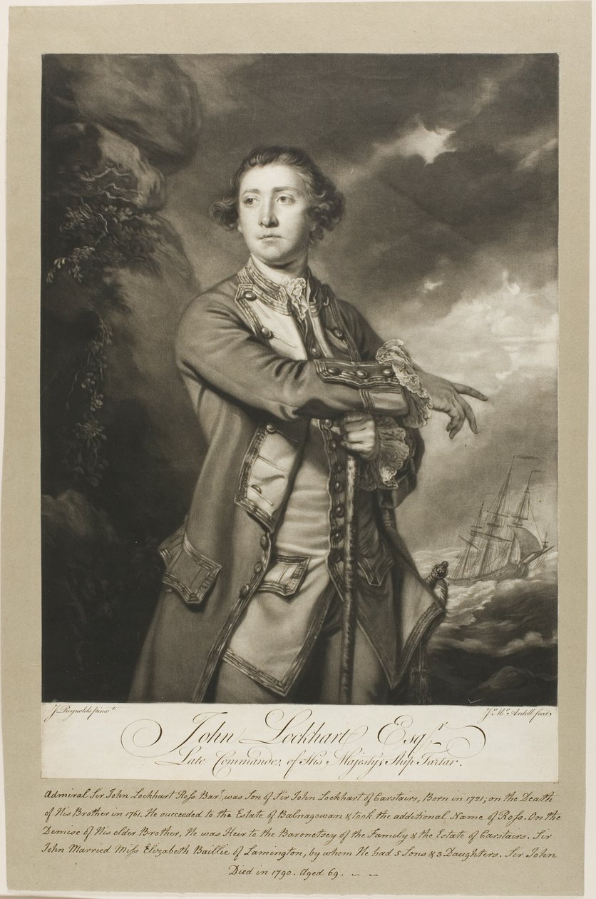 Ritratto di John Lockhart, Esquire da James MacArdell