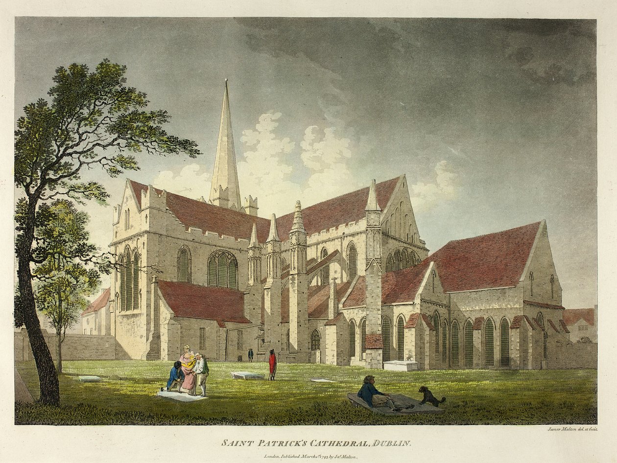 Cattedrale di San Patrizio, Dublino da James Malton
