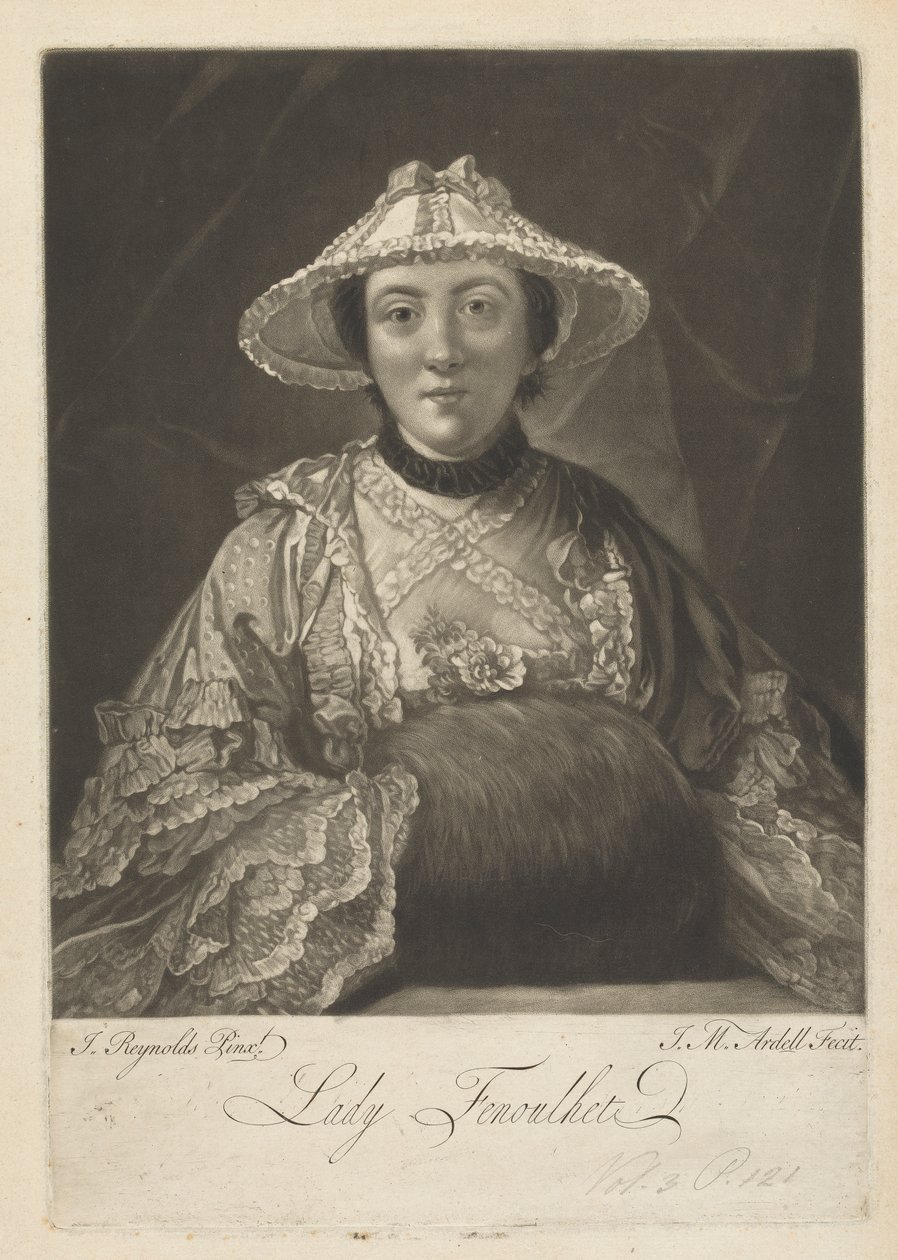 Lady Anne Fenoulhet (nata Day) da James McArdell