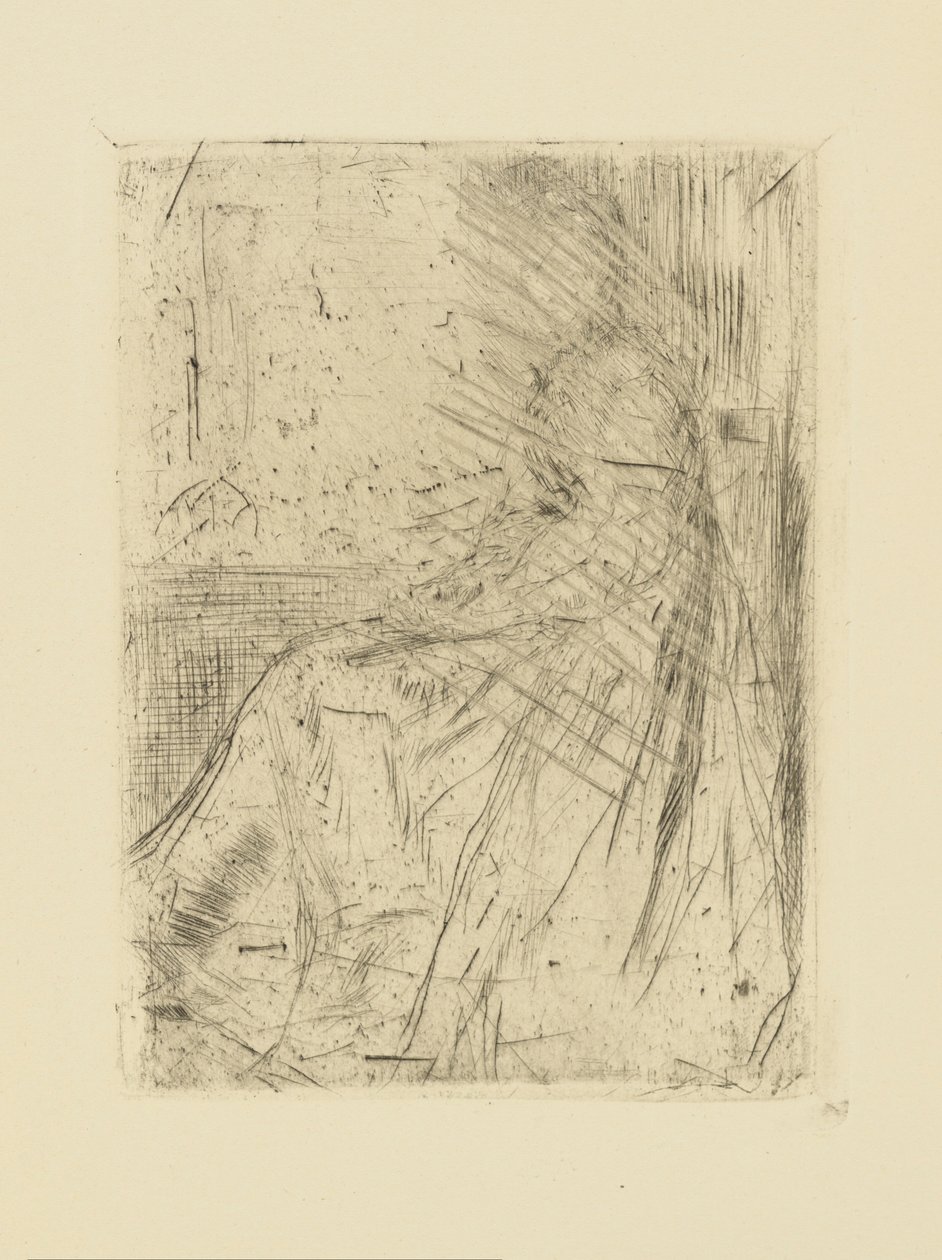 Impressioni da lastre cancellate di Whistler - Maude, seduta da James Abbott McNeill Whistler