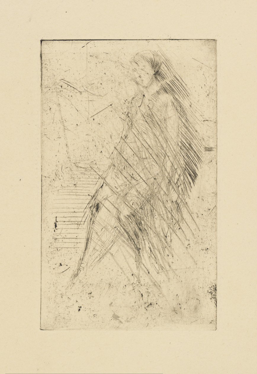 Impressioni da lastre cancellate di Whistler - Riposo da James Abbott McNeill Whistler