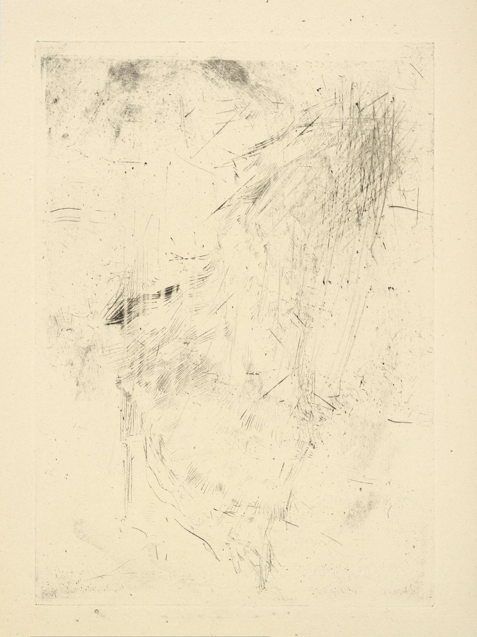 [76] Impressioni da lastre cancellate di Whistler - [Figura Seduta?] da James Abbott McNeill Whistler