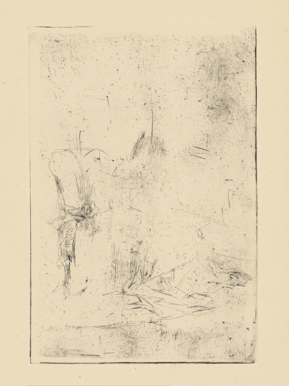 Impressioni da lastre cancellate di Whistler - Figura seduta da James Abbott McNeill Whistler