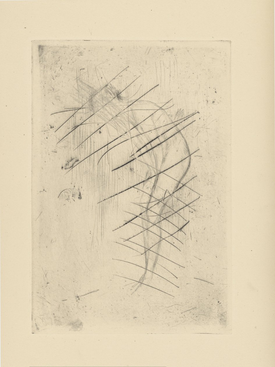 Impressioni da lastre cancellate di Whistler - Tillie: Una modella da James Abbott McNeill Whistler