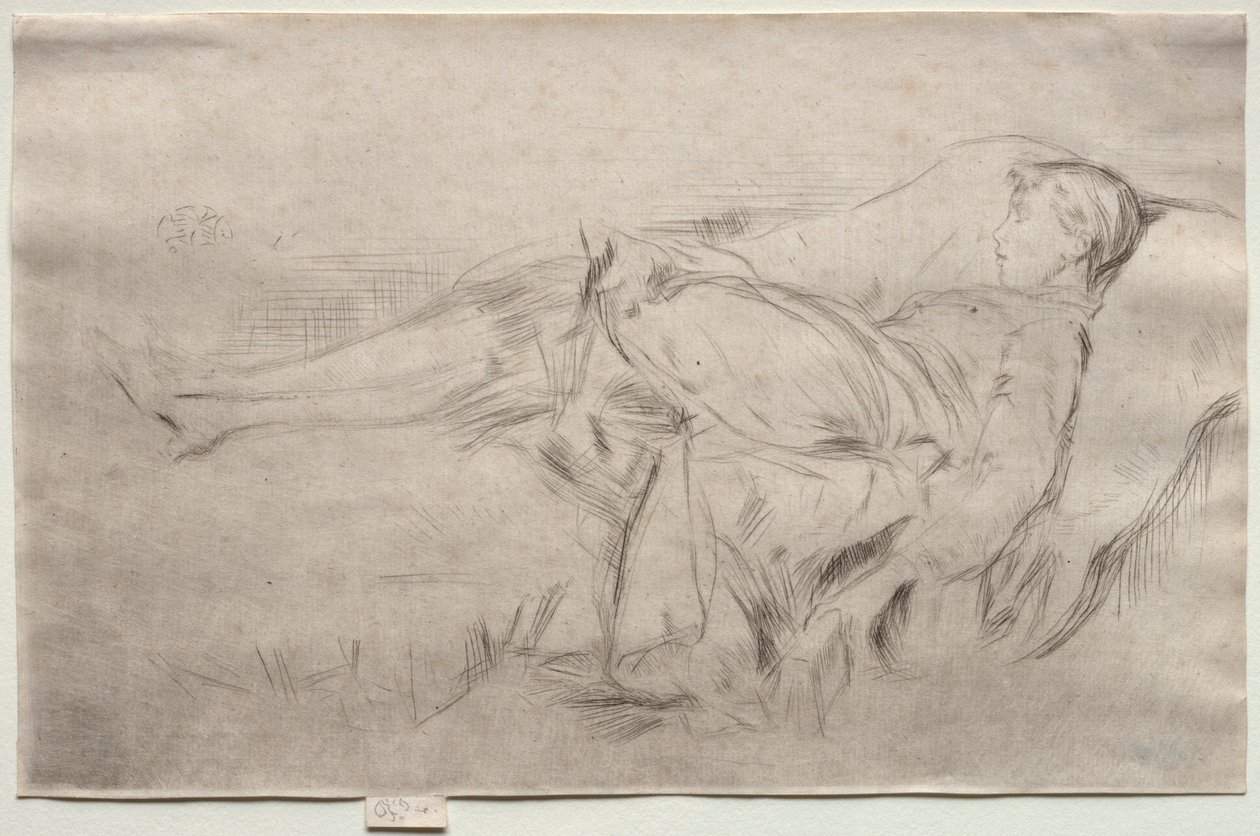 Un bambino sul divano, n. 2 da James McNeill Whistler